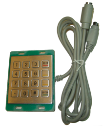 Teclado metálico interfaz PS2