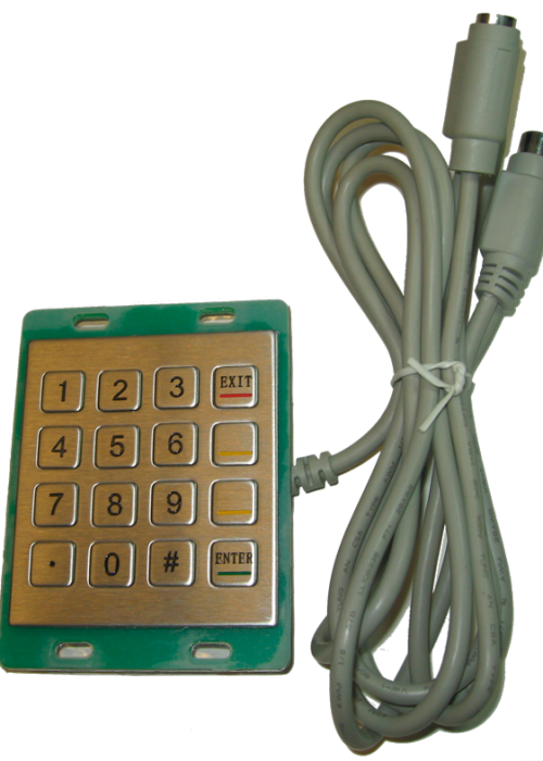 Teclado metálico interfaz PS2